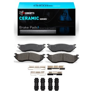 Dodge Ram 1500 Brake Pads - Front - R1 Concepts - Ceramic - `02-`06